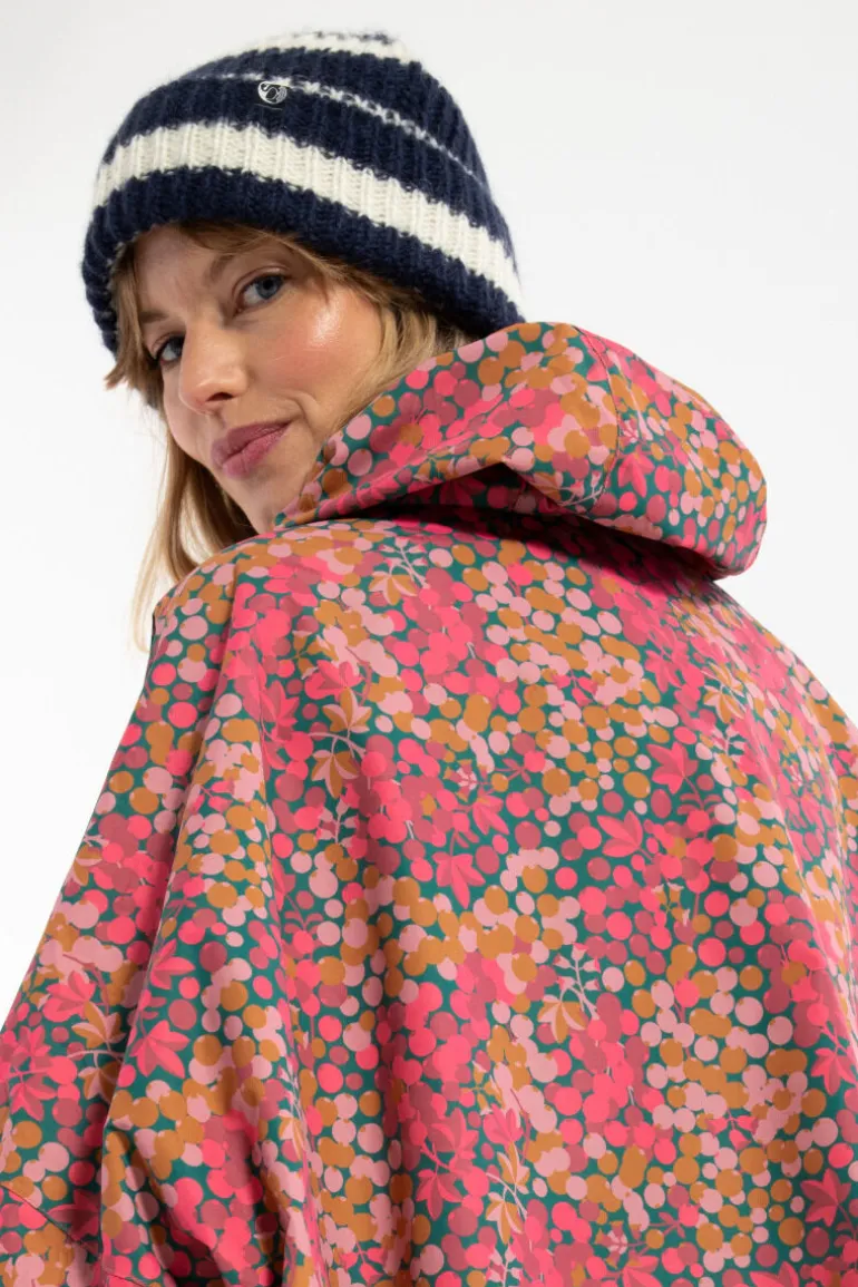 Danefæ Danedream Drops Rain Poncho Berrygood Pink | Dame Regnfrakker