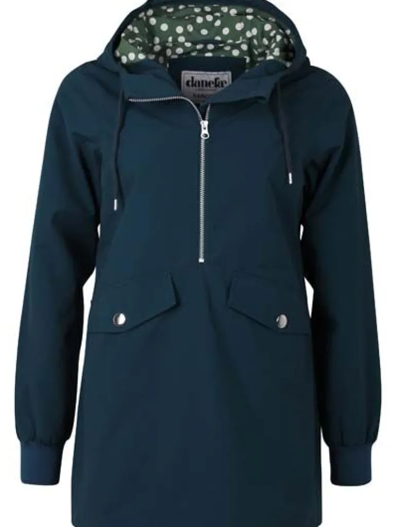 Danefæ Danefryd Anorak Dusty Navy | Dame Overgangsjakker