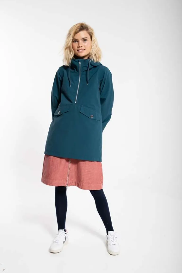 Danefæ Danefryd Anorak Dusty Navy | Dame Overgangsjakker