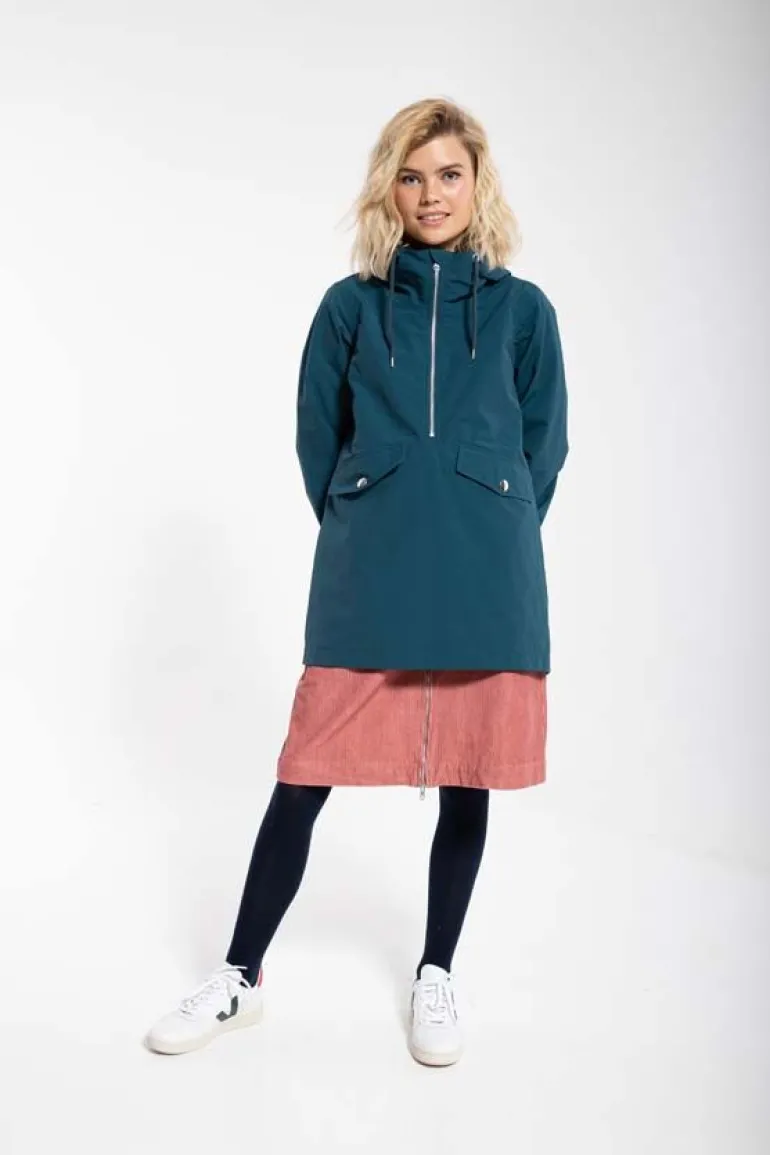 Danefæ Danefryd Anorak Dusty Navy | Dame Overgangsjakker