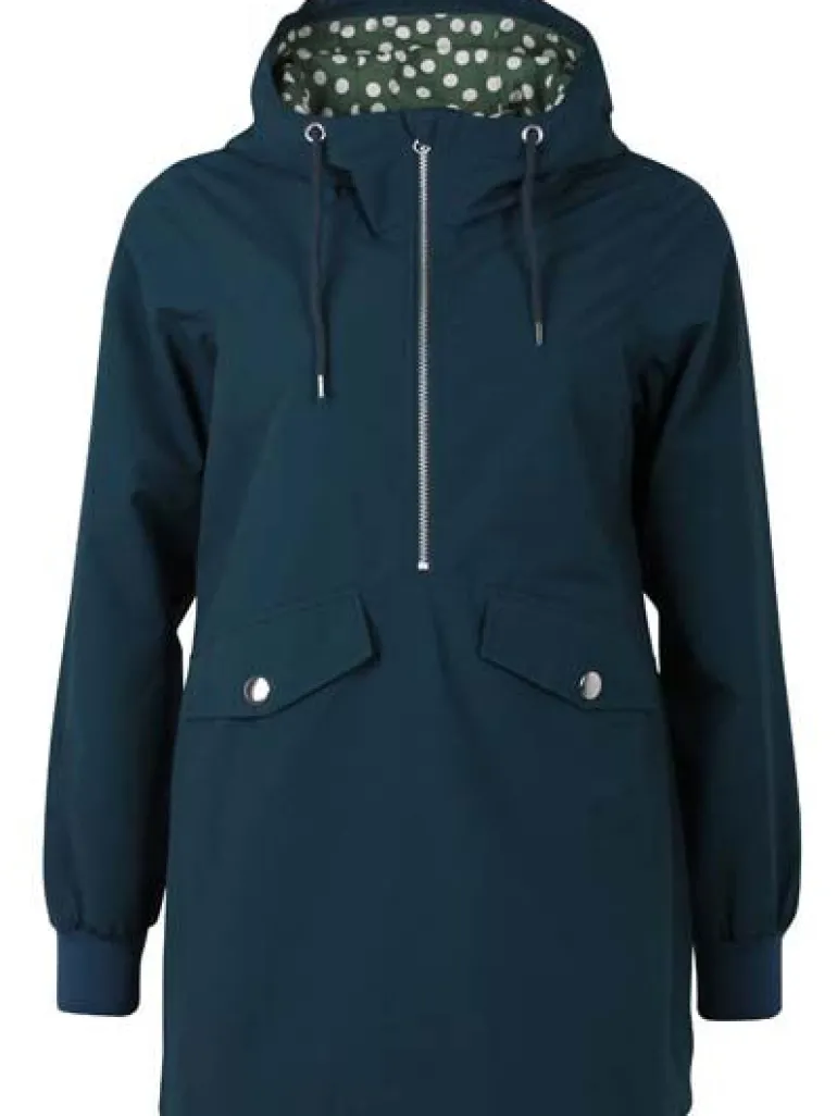 Danefæ Danefryd Anorak Dusty Navy | Dame Overgangsjakker