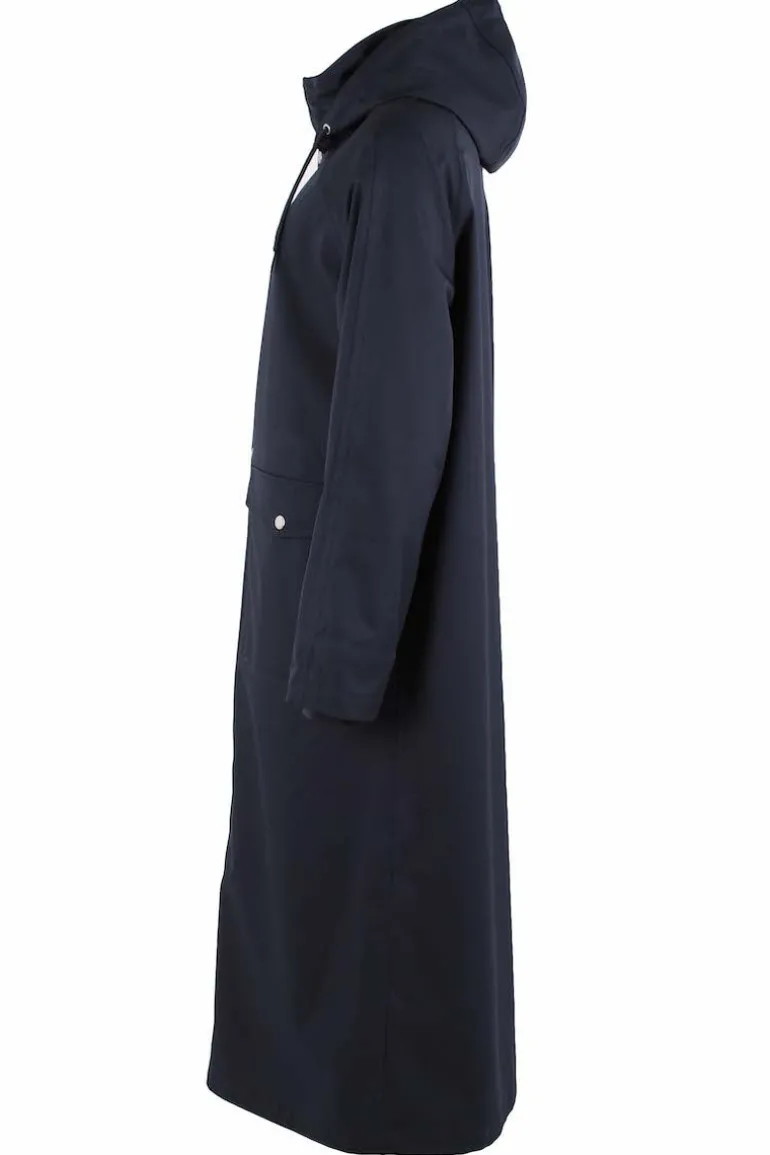 Danefæ Danegarden Raincoat Dark Navy | Dame Regnfrakker