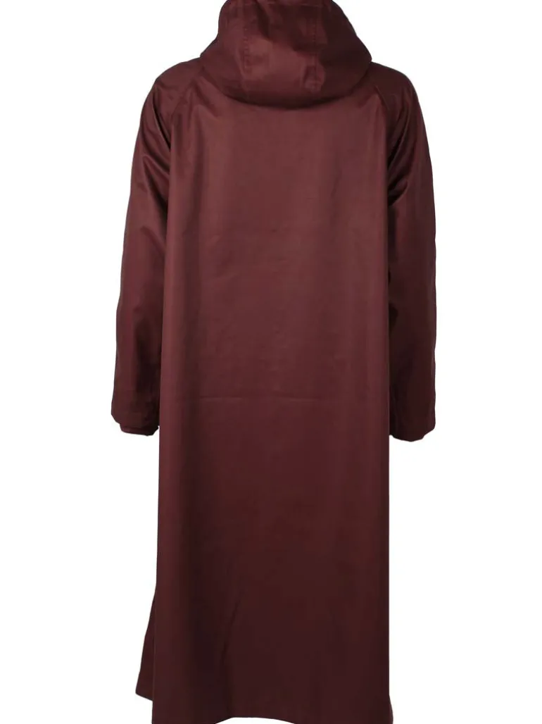 Danefæ Danegarden Raincoat Dark Bordeaux | Dame Regnfrakker