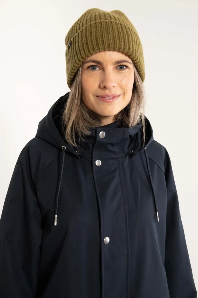 Danefæ Danegarden Raincoat Dark Navy | Dame Regnfrakker