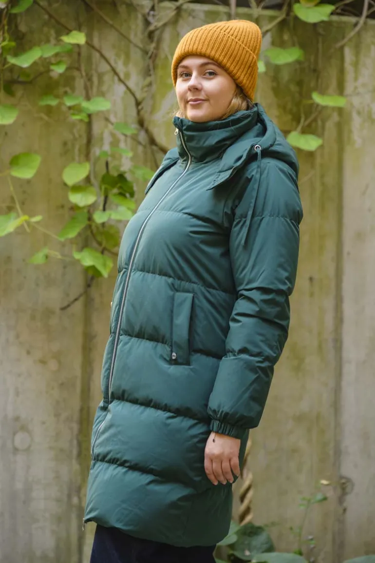 Danefæ Daneget Down Winter Coat Dark Duck | Dame Vinterfrakker