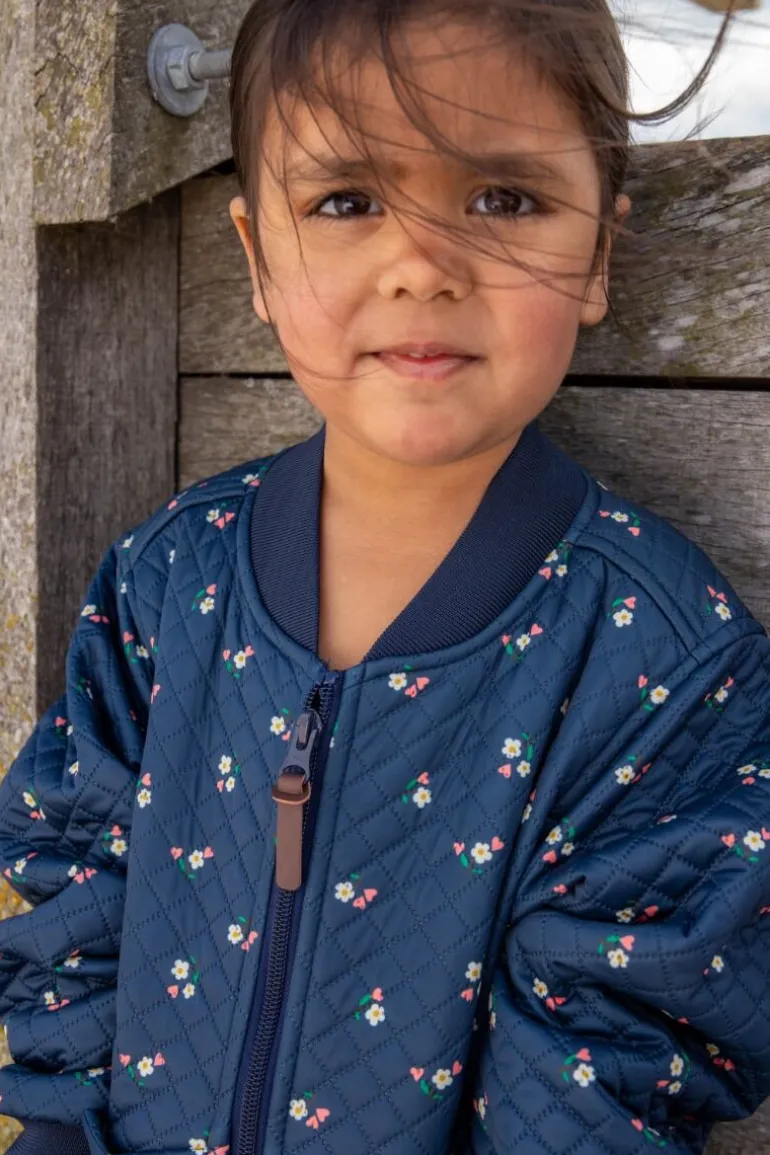 Danefæ Danegretel Thermo Jacket Navy MINIFLOWER | Børn Termotøj | Jakker