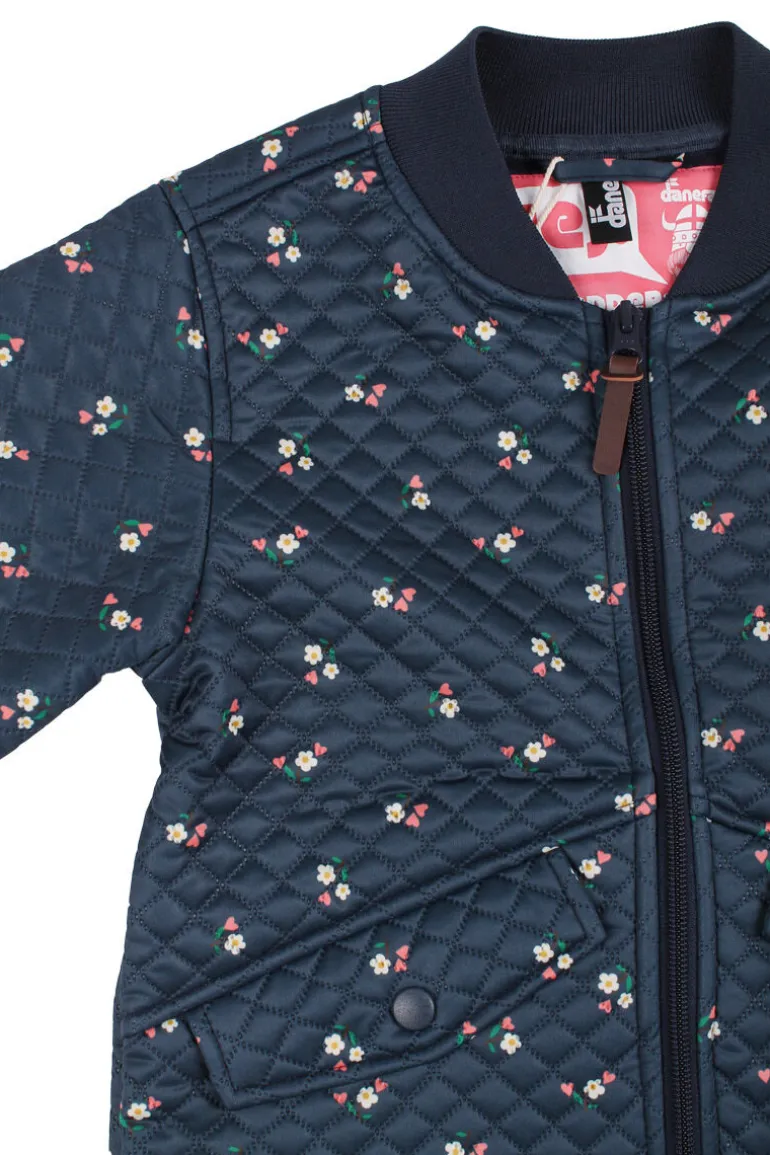 Danefæ Danegretel Thermo Jacket Navy MINIFLOWER | Børn Termotøj | Jakker