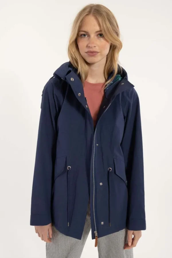 Danefæ Danegudhjem Midseason Parka Grey Marine | Dame Overgangsjakker