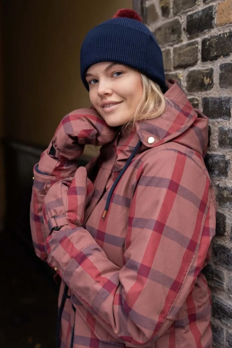 Danefæ Danehandy Mittens Beige Rose/Dark Navy/Redwine | Dame Vanter