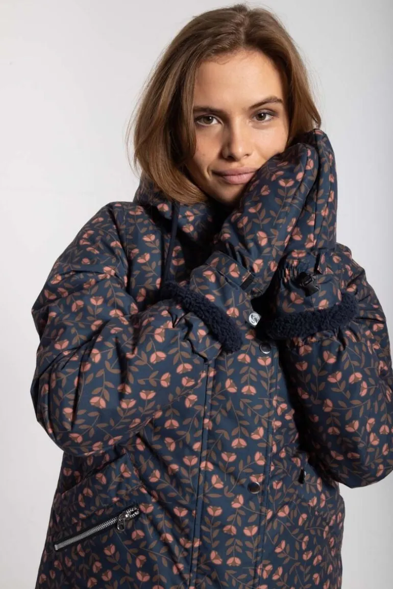 Danefæ Danehandy Mittens Navy FLEURIE | Dame Vanter