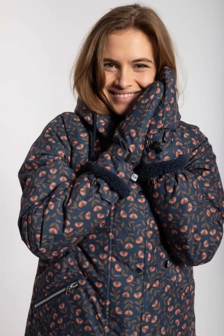 Danefæ Danehandy Mittens Navy FLEURIE | Dame Vanter