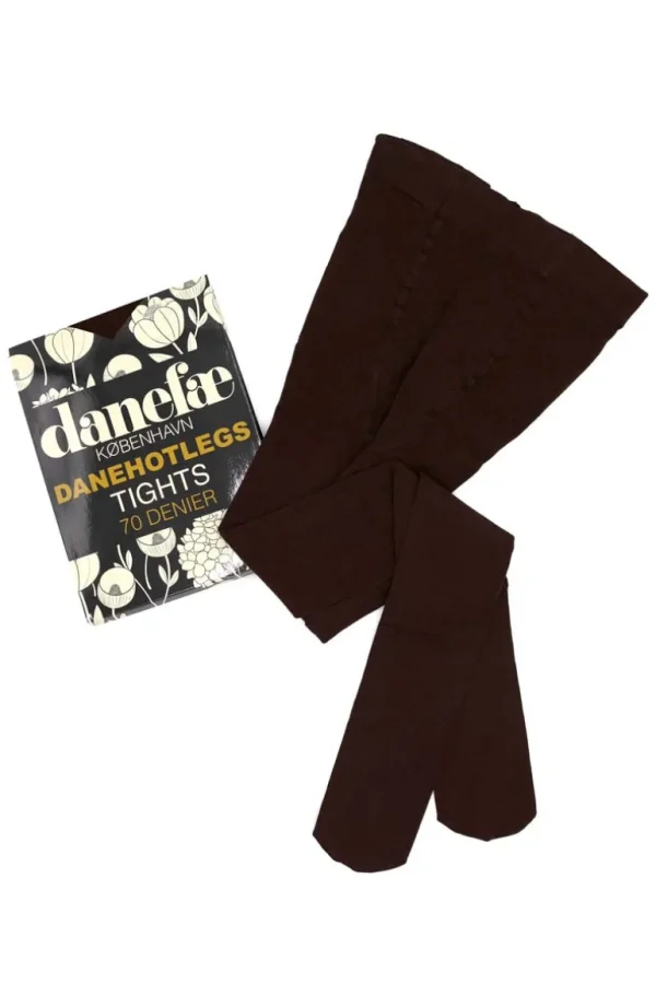 Danefæ Danehot Legs Tights 70den Caffe | Dame Strømpebukser