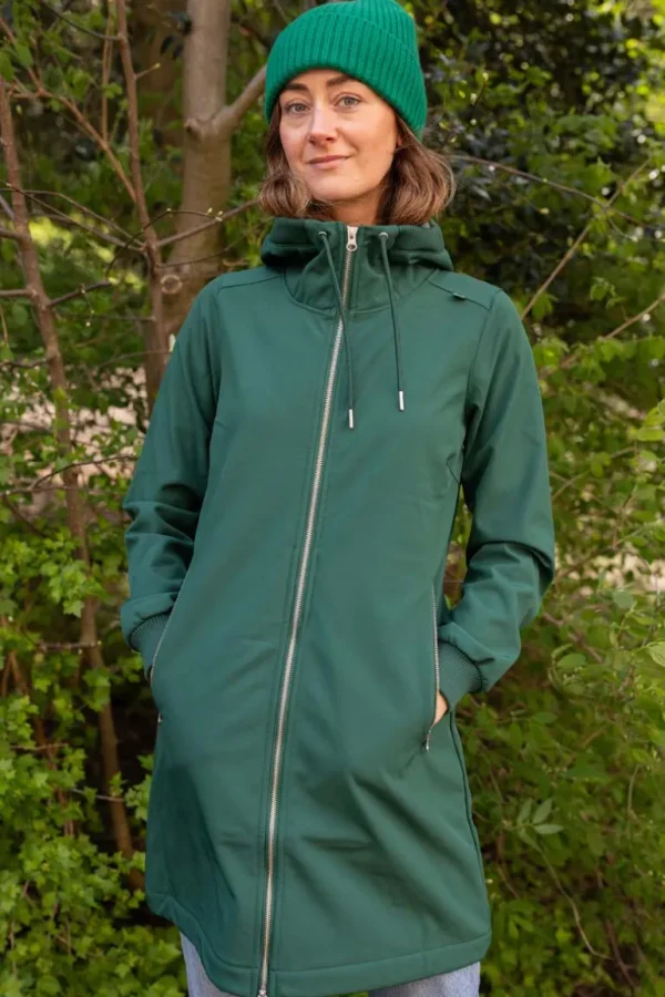 Danefæ Danejane Softshell Dark Khaki | Dame Softshell Frakker