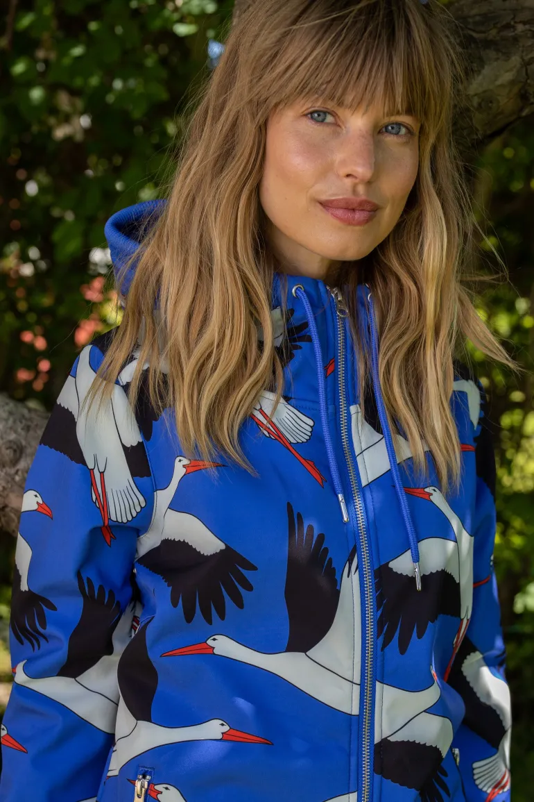 Danefæ Danejane Softshell Royal Blue STORK | Dame Softshell Frakker