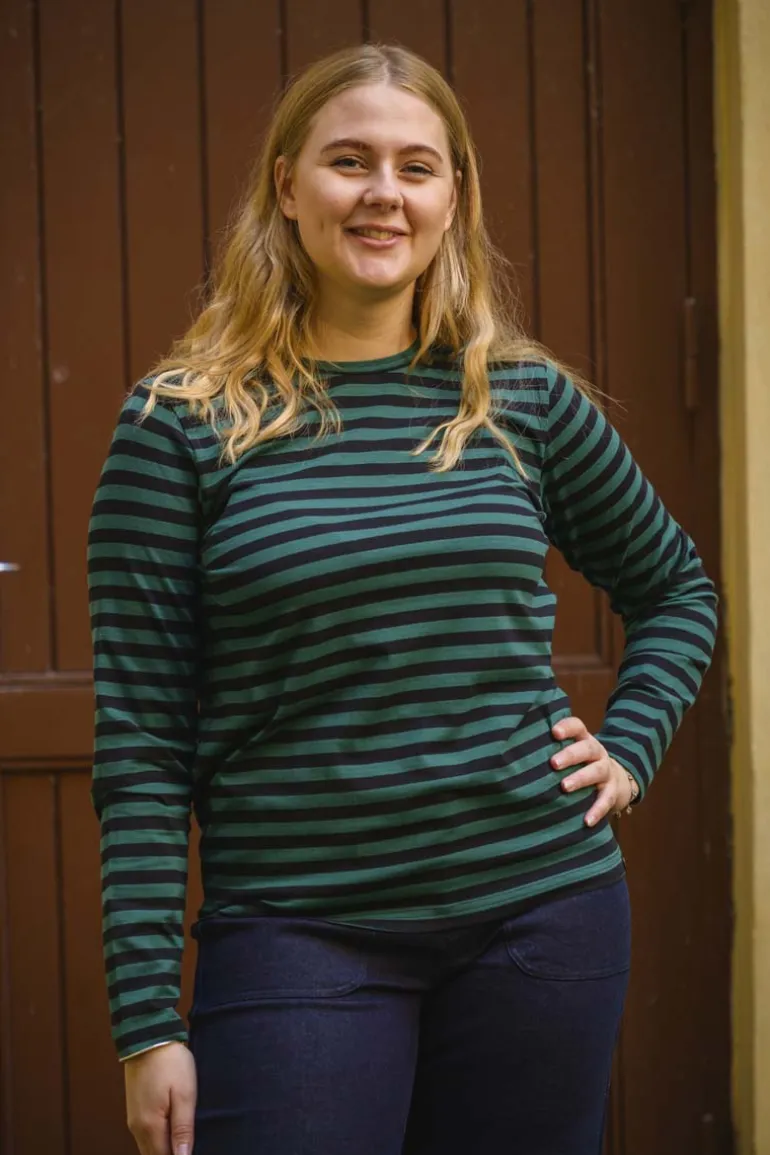 Danefæ Danejubii LS Modal Tee Black/Dark Duck | Dame Bluser