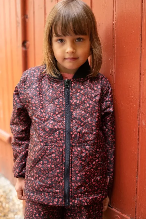 Danefæ Danekalle Saet Black Fleurie | Børn Termotøj | Termotøj