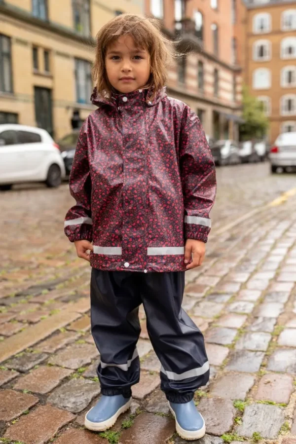 Danefæ Danekarl Winter Rain Set Dark Navy FLEURIE | Børn Regntøj | Regntøj
