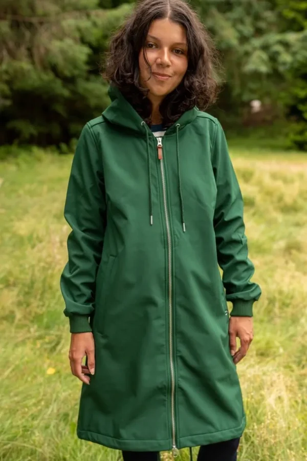 Danefæ Danekarla Softshell Warm Khaki | Dame Softshell Frakker