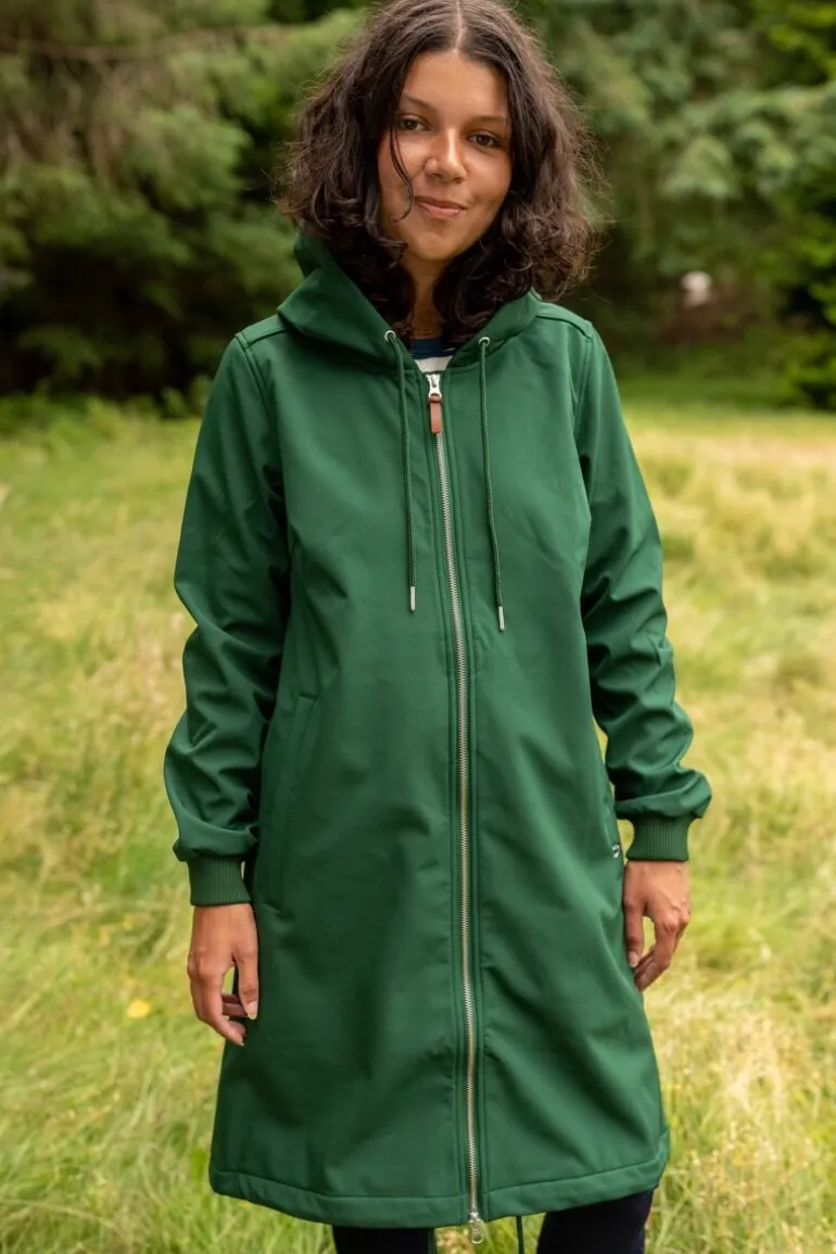 Danefæ Danekarla Softshell Warm Khaki | Dame Softshell Frakker