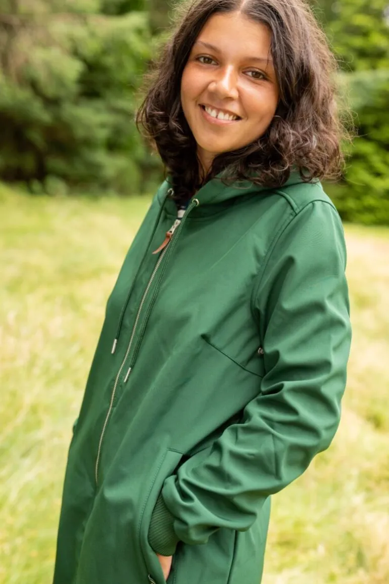 Danefæ Danekarla Softshell Warm Khaki | Dame Softshell Frakker