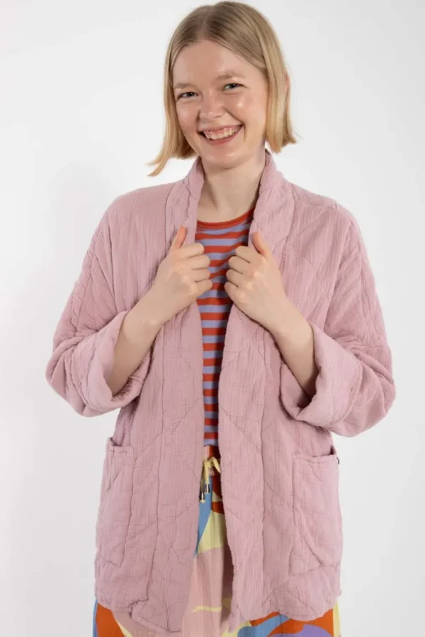 Danefæ Danekatrin Quilt Jacket Cold Rose | Dame Cardigan