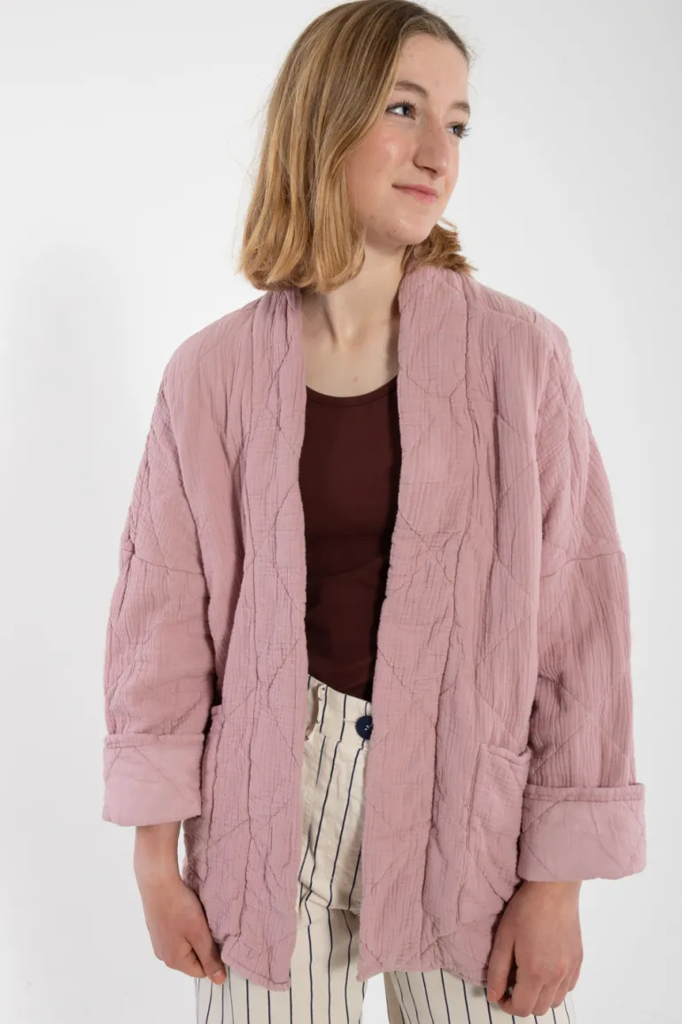 Danefæ Danekatrin Quilt Jacket Cold Rose | Dame Cardigan