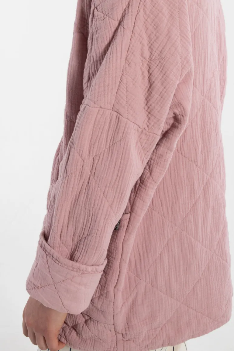 Danefæ Danekatrin Quilt Jacket Cold Rose | Dame Cardigan