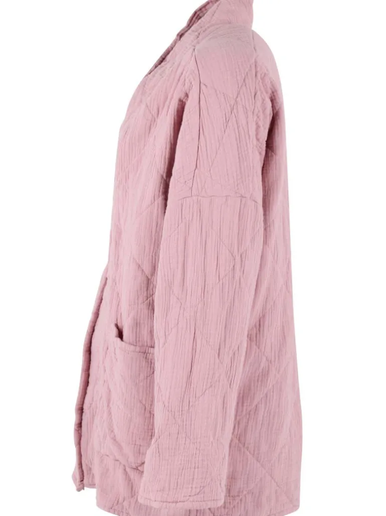 Danefæ Danekatrin Quilt Jacket Cold Rose | Dame Cardigan