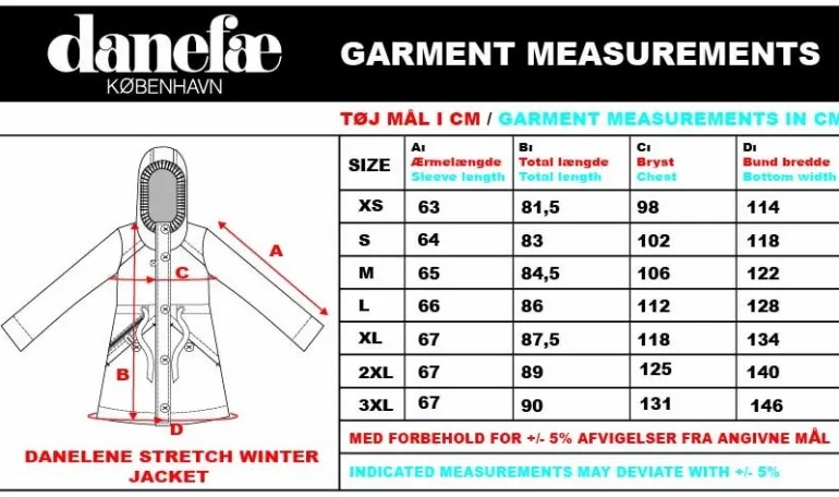 Danefæ Danelene Stretch Winter Jacket | Dame Vinterfrakker
