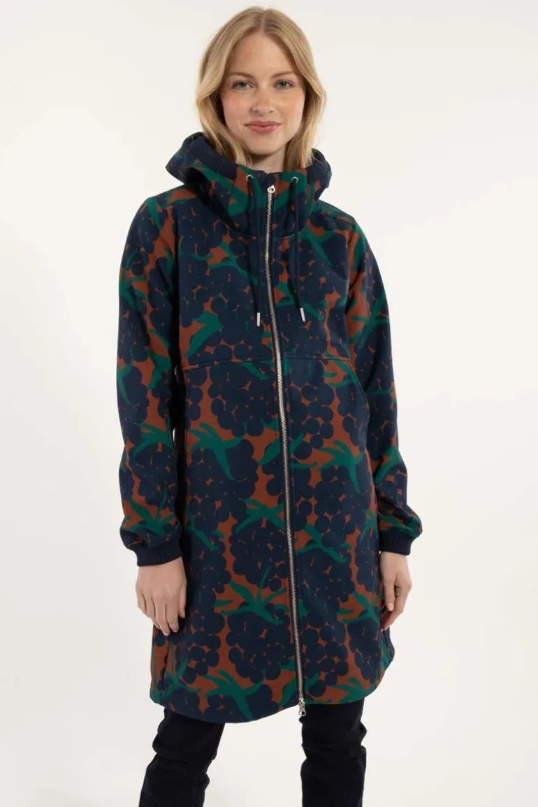 Danefæ Daneline Softshell Rust BIG BERRIES | Dame Softshell Frakker