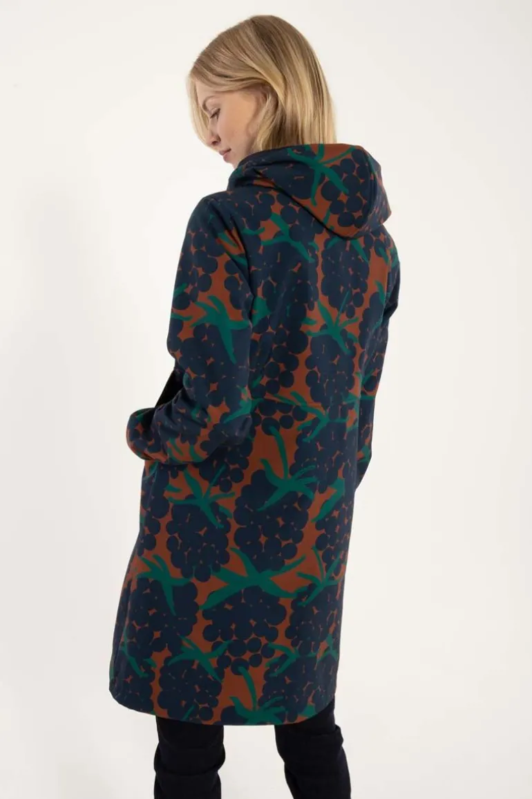 Danefæ Daneline Softshell Rust BIG BERRIES | Dame Softshell Frakker