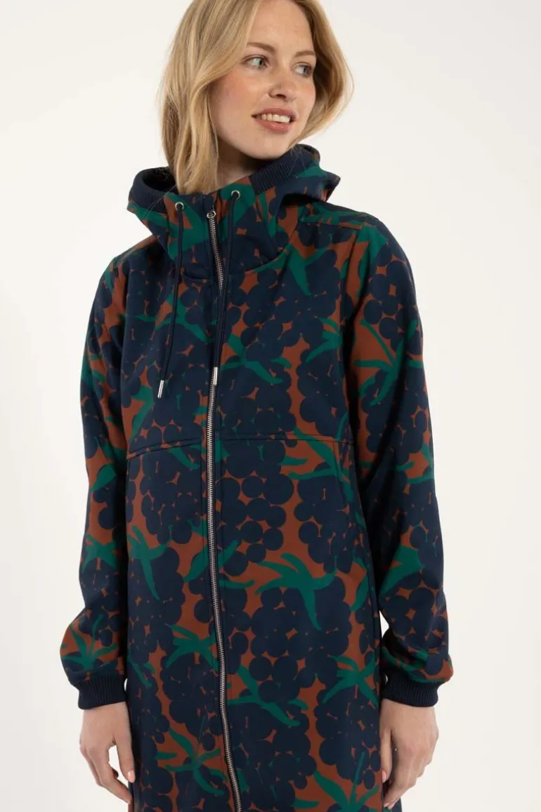 Danefæ Daneline Softshell Rust BIG BERRIES | Dame Softshell Frakker