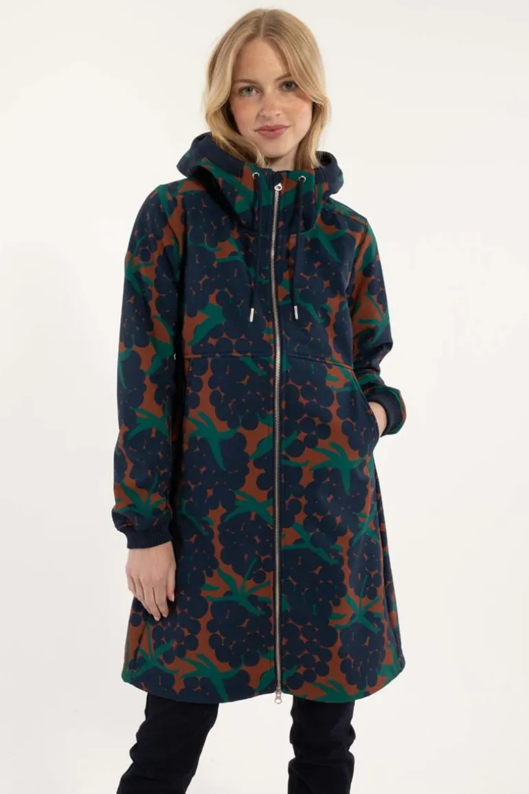 Danefæ Daneline Softshell Rust BIG BERRIES | Dame Softshell Frakker