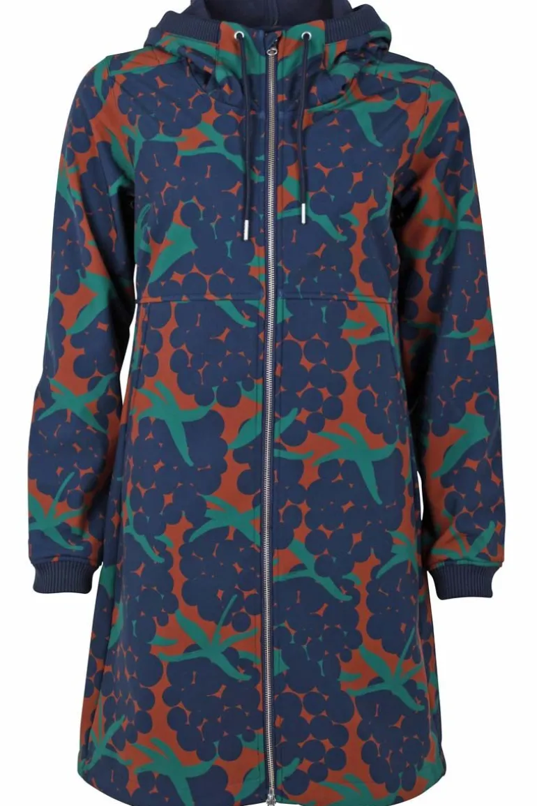 Danefæ Daneline Softshell Rust BIG BERRIES | Dame Softshell Frakker