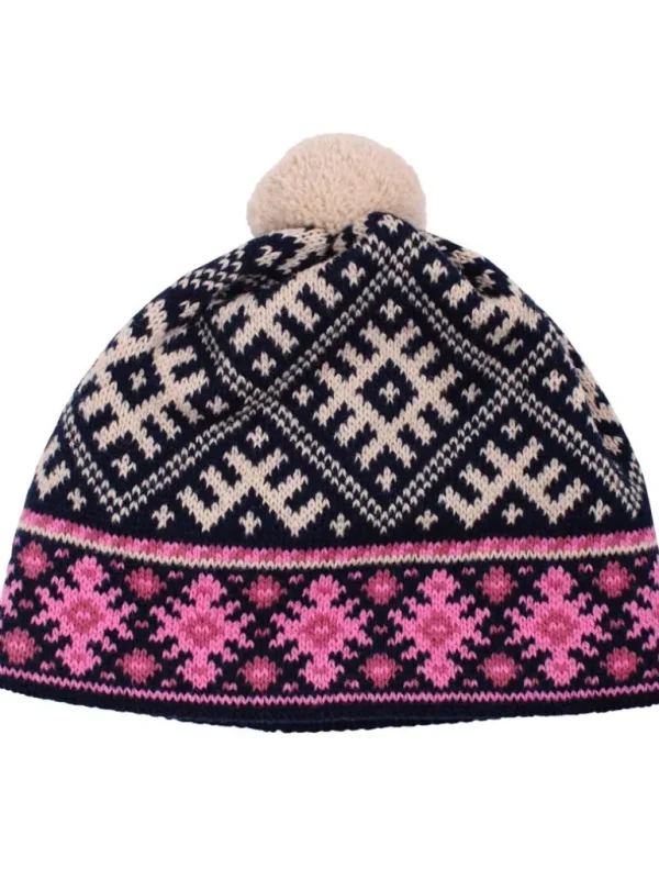 Danefæ Danelsdyr Wool Beanie Navy/Offwhite | Dame Huer