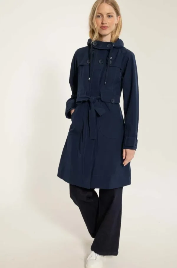Danefæ Danelse Stretch Midseason Jacket Dk Navy | Dame Overgangsjakker
