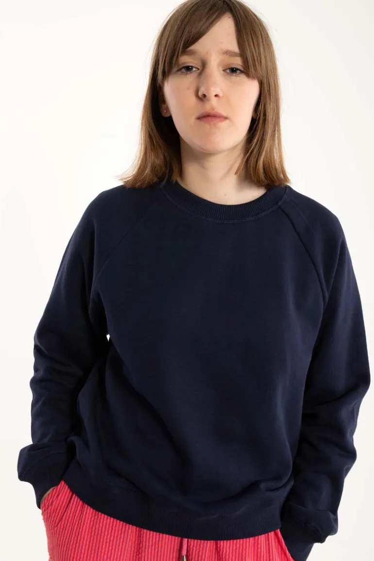 Danefæ Danemama Moleton Sweat Deep Navy | Dame Sweatshirts
