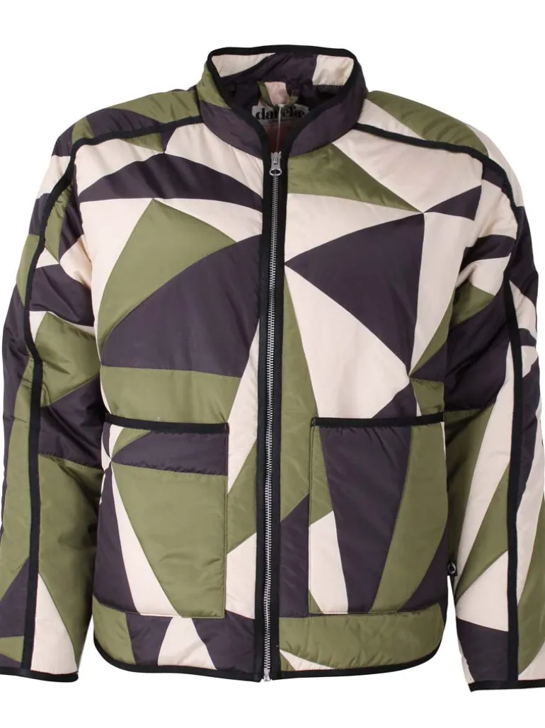Danefæ Danemaple Thermo Jacket Olive/Black/Light Beige | Dame Termotøj
