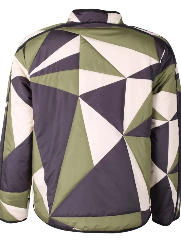 Danefæ Danemaple Thermo Jacket Olive/Black/Light Beige | Dame Termotøj