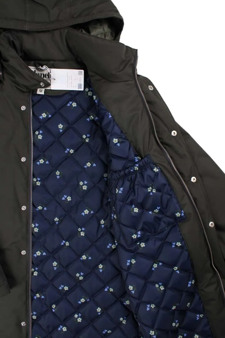 Danefæ Danemargrethe Winter Coat Dark Army | Dame Vinterfrakker