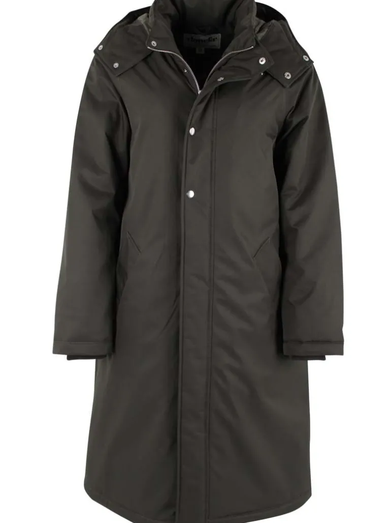 Danefæ Danemargrethe Winter Coat Dark Army | Dame Vinterfrakker