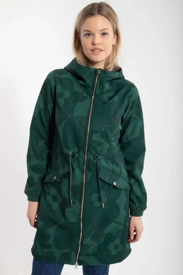 Danefæ Danemarianne Softshell Deep Forest BLOOM BOOM | Dame Softshell Frakker