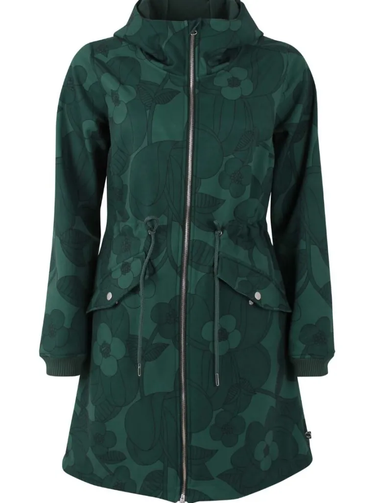 Danefæ Danemarianne Softshell Deep Forest BLOOM BOOM | Dame Softshell Frakker