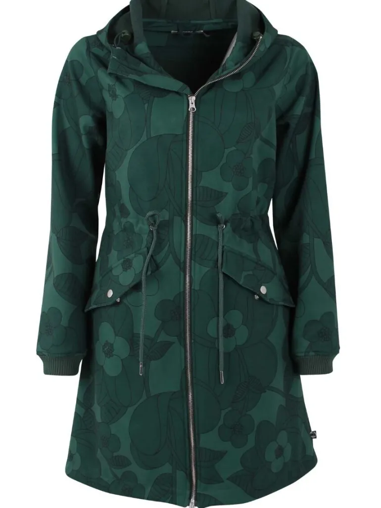 Danefæ Danemarianne Softshell Deep Forest BLOOM BOOM | Dame Softshell Frakker