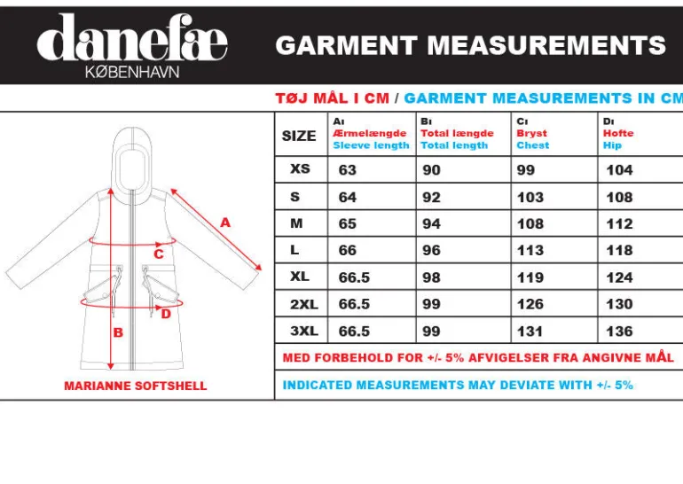 Danefæ Danemarianne Softshell Dk Bordeaux | Dame Softshell Frakker