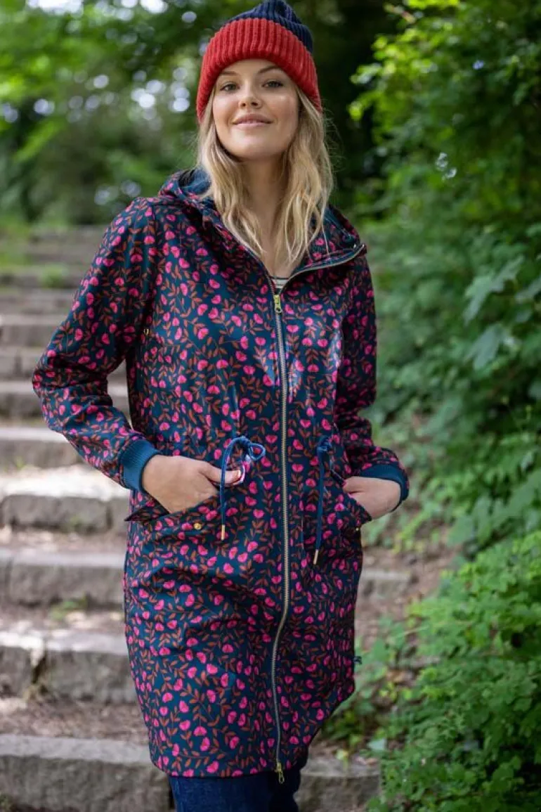 Danefæ Danemarianne Softshell Dusty Navy FLEURI | Dame Softshell Frakker