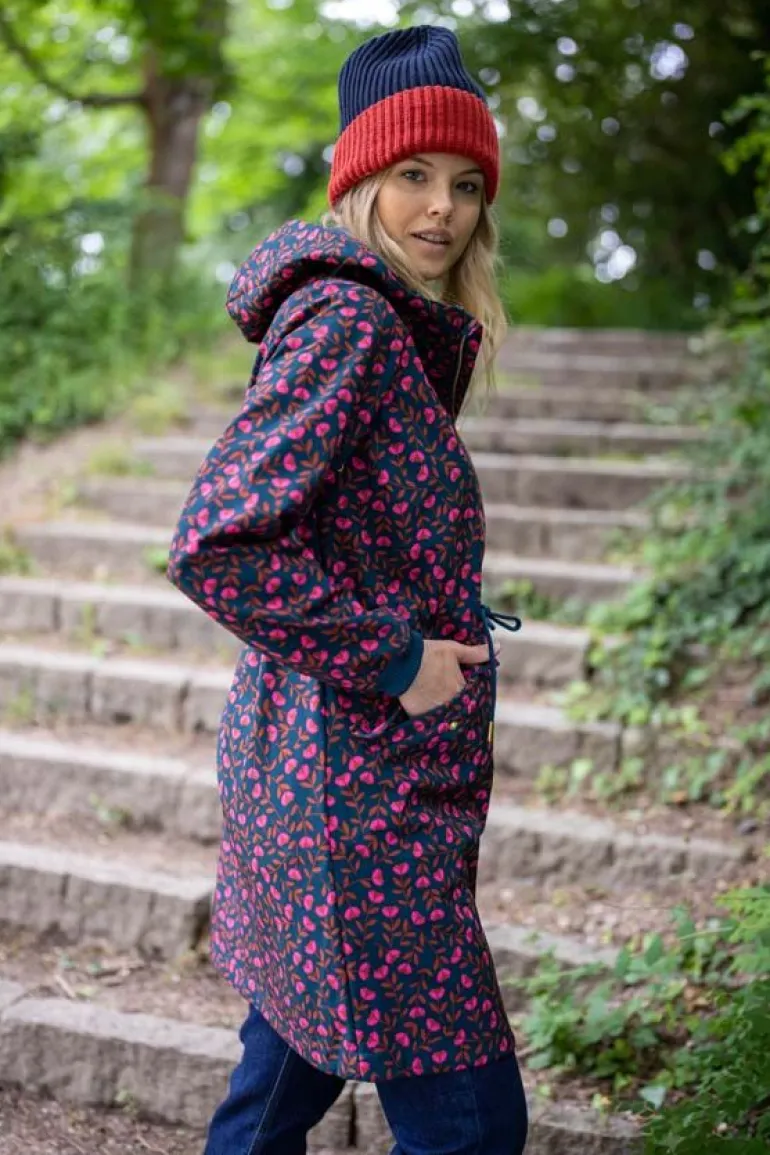 Danefæ Danemarianne Softshell Dusty Navy FLEURI | Dame Softshell Frakker