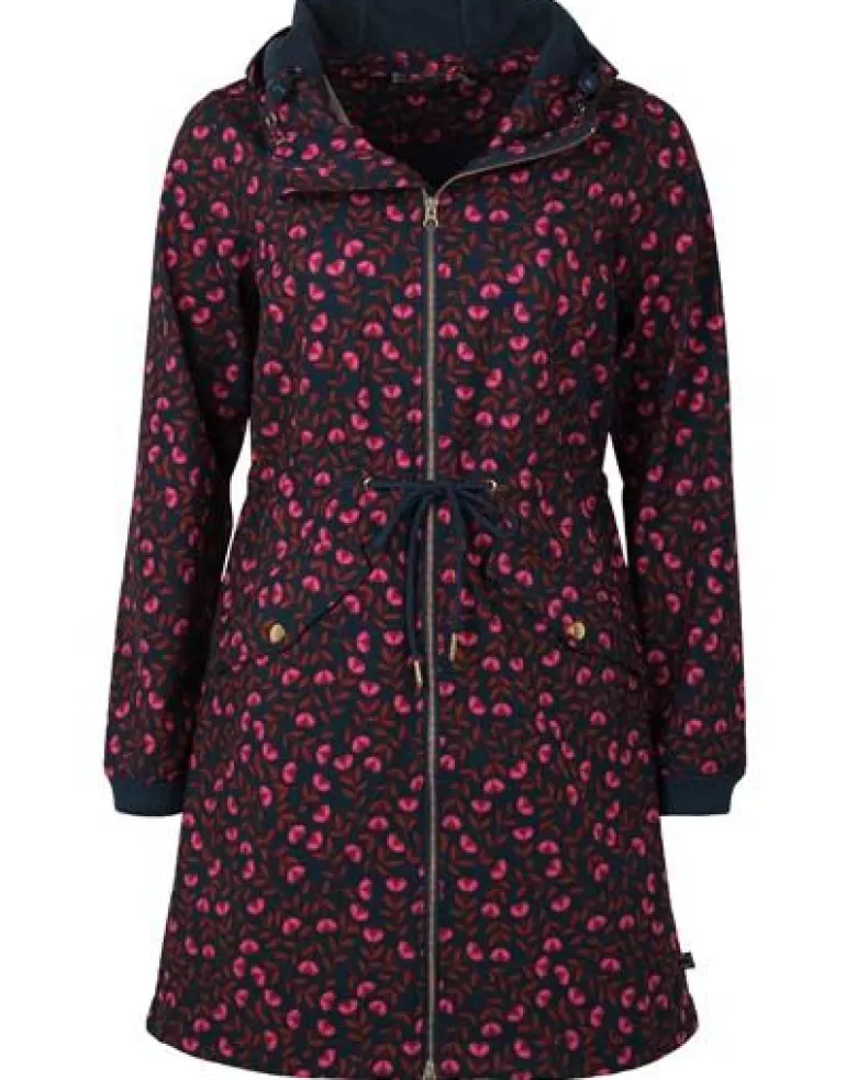 Danefæ Danemarianne Softshell Dusty Navy FLEURI | Dame Softshell Frakker