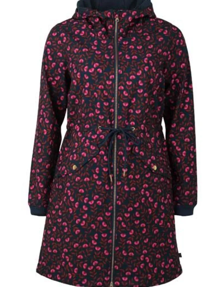 Danefæ Danemarianne Softshell Dusty Navy FLEURI | Dame Softshell Frakker