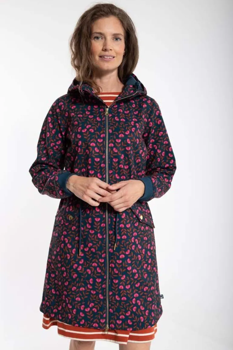 Danefæ Danemarianne Softshell Dusty Navy FLEURI | Dame Softshell Frakker